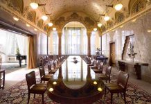 Kramářova vila je dobrý tip pro oslavu 28. října Kramářova vila interiér