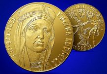 ČNB vydala zlatou minci Svatá Ludmila. Mince už je vyprodaná svata_ludmila